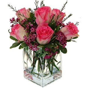 Randolph Florist | 6 Two Tone Roses
