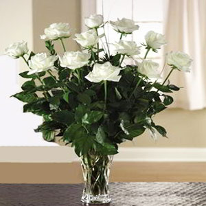 Randolph Florist | 12 White Roses 